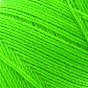 Bobina di filo cerato Linhasita per micro macramè 1 mm - Verde fluo (329) x168m