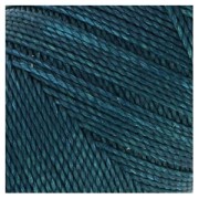 Bobina di filo cerato Linhasita per micro macramè 1 mm - Teal (228) x168m
