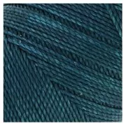 Bobina di filo cerato Linhasita per micro macramè 1 mm - Teal (228) x168m