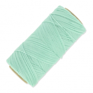 Bobina di filo cerato Linhasita per micro macramè 1 mm - Menta (230) x168m