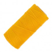 Bobina di filo cerato Linhasita per micro macramè 1 mm - Giallo oro (218) x168m|raw }}