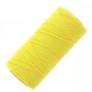 Bobina di filo cerato Linhasita per micro macramè 1 mm - Giallo (37) x168m