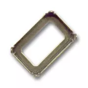 Castone PureCrystal 4627 mm. 27x18,5 colore bronzo