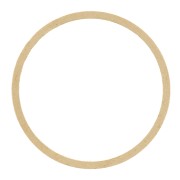 Anello di montaggio e tessitura rotondo 20 mm in ottone grezzo|raw }}