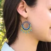 Anello di montaggio e tessitura rotondo 20 mm in ottone grezzo