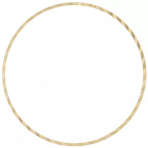 Anello di montaggio e tessitura rondlavorato 40 mm in ottone grezzo