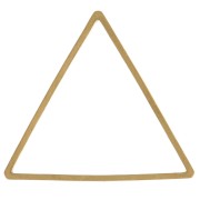 Anello di montaggio e tessitura triangolo 21x24 mm in ottone grezzo x1|raw }}