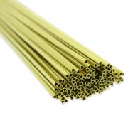 Tubo triangolare 3x280mm in ottone per realizzare sospensioni geometriche