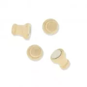 20 calamite decorative 13 mm supporti in legno naturale