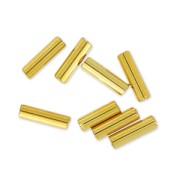 Bugles Miyuki mm. 6 BGL-191 - 24kt Gold Plated x5g