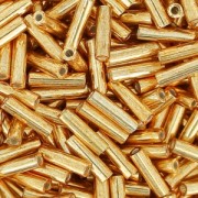 Bugles Miyuki mm. 6 BGL-1053 - Galvanized Gold Metallic x10g