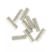 Bugles Miyuki mm. 6 BGL-1051 - Galvanized Silver Metallic x10g