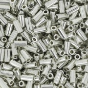 Bugles Miyuki mm. 3 BGL1051 - Galvanized Silver Metallic x10g