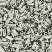 Bugles Miyuki mm. 3 BGL1051 - Galvanized Silver Metallic x10g
