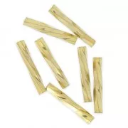Bugles Twist Miyuki 12 mm TW2012-0193 - 24kt Gold Light Plated x5g