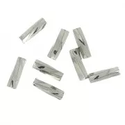 Bugles Twist Miyuki 6 mm TW-0194 - Palladium Plated x5g