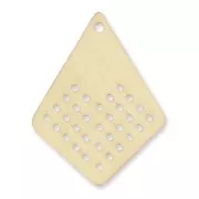 Pendente losanga in legno grezzo da personalizzare 53 mm per punto a croce