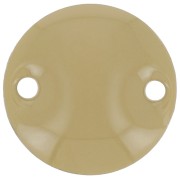 Distanziatori rotondi in metallo 2 fori resina epossidica mm. 10 Kaki x5|raw }}