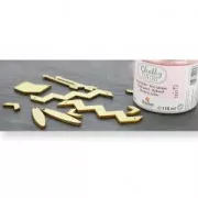 Distanziatore chevron 2 fori in legno grezzo da personalizzare 80x60 mm