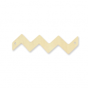 Distanziatore chevron 2 fori in legno grezzo da personalizzare 77x21mm