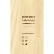 Pirografo per decorare legno, cuoio e sughero + 9 punte