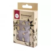 12 punzoni quadrati/triangoli/cerchi/losanga/gocce