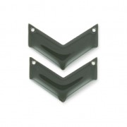 Distanziatori di metallochevron 2 fori resina eposs. 29 mm Grigio Medio x2|raw }}