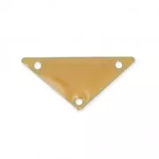 Distanziatori di metallo triangolare 3 fori resina eposs. 20 mm Beige x5