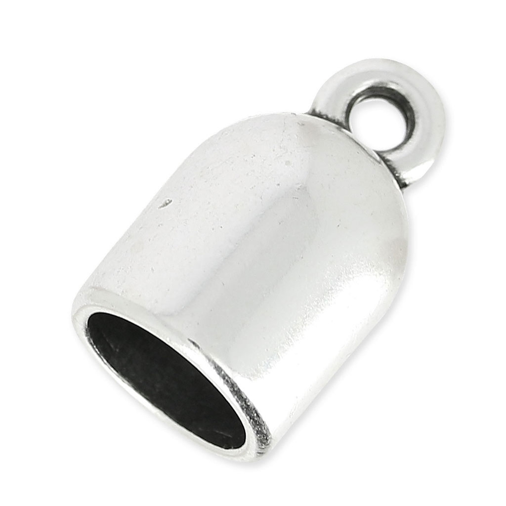 Passante Irregolare Per Laccetto Da Mm. 2 Placcatura Argento Antico X1 P 37607