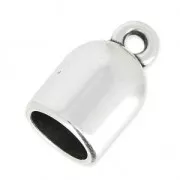 Terminale per la creazione di bijoux spirale o per cordone 10 mm Placcatura argento antico