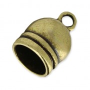Terminale per la creazione di bijoux spirale o per cordone  8 mm bronze|raw }}