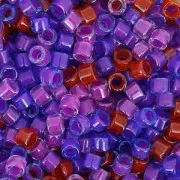 Multicolor - Miyuki Delica 11/0 DB2065 - Luminous Wildberry Blitz Mix x8g Miyuki Delica 11/0 DB2065 - Luminous Wildberry Blitz Mix x8g