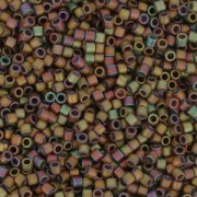 Miyuki Delica 15/0 DBS0380 - Mat Metallic Khaki Iris x5g