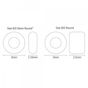 Rocaille Toho Demi Round 8/0 TOTO8RDR0612 - Gunmetal Mat x5g