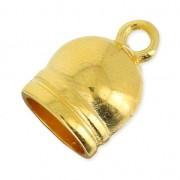 Terminale per la creazione di bijoux spirale o per cordone 8 mm Dorato con oro fino|raw }}