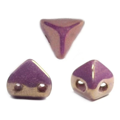 Perle in vetro Super-Khéops® par Puca® 6 mm Opaque Lilas Ceramic Look x10g