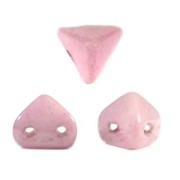 Perle in vetro Super-Khéops® par Puca® 6mm Op Light Rose Ceramic Look x10g