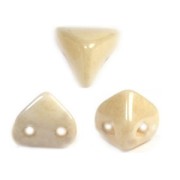 Perle in vetro Super-Khéops® par Puca® 6 mm Opaque Beige Ceramic Look x10g|raw }}