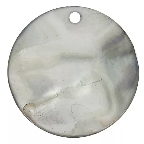 Zecchino tondo Madreperla mm. 30 Grigio x1