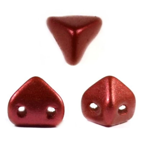 Perle in vetro Super-Khéops® par Puca® 6 mm Red Metallic Mat x10g