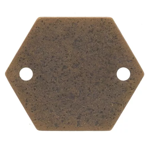 Distanziatori in metallo esagonali 2 trous 11.5 mm bronzo x8