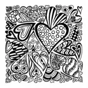 Fogli di struttura Cernit 9 cm Cuori x1