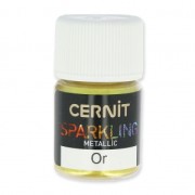 Poudre de mica pour la pâte polymère Cernit Sparkling Metallic Oro 050 x5g|raw }}