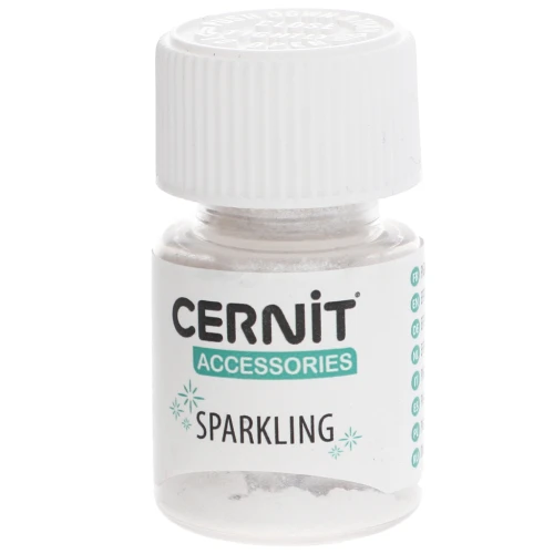 Poudre de mica pour la pâte polymère Cernit Sparkling Metallic Argento 080 x5g