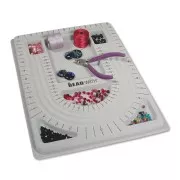 Vassoio per perline con coperchio 23x33 cm per la creazione di bijoux