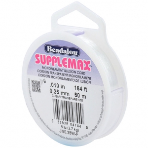 Filo nylon invisible - illusion cord Supplemax 0.25 mm Trasparente x50 m