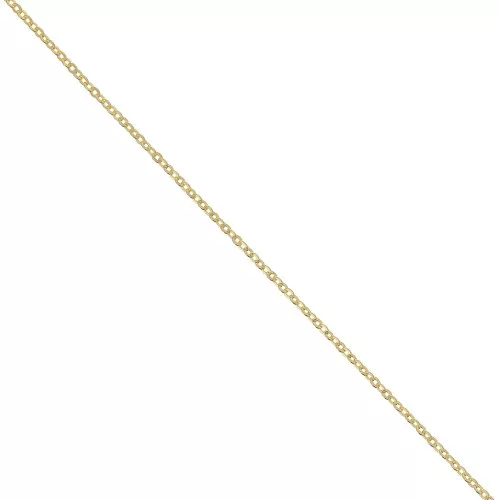 Catena forzatina Forçat mm. 1.4 Argento 925 dorato con oro fino x cm.50