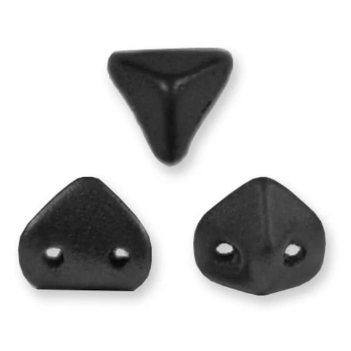Perle in vetro Super-Khéops® par Puca® 6 mm Jet Mat x10g