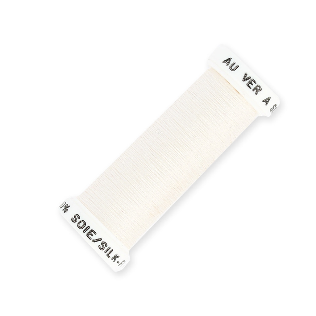 Filo Da Ricamo Per Broderie Lun&eacute;ville Seta Crema (102) X100m - Perles &amp; Co