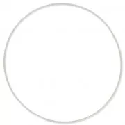 Anello di montaggio e tessitura rotondo 60 mm rodiato